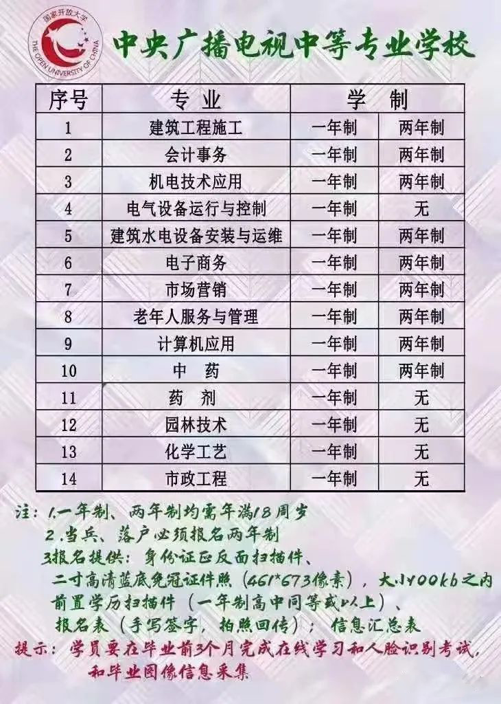 中央廣播電視中等專業(yè)學校