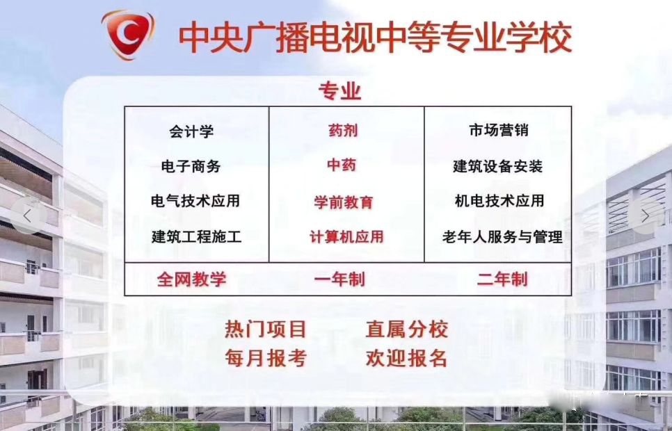 電大中專專業(yè)報(bào)考